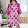 Custom Photo Dog Cat Raglan Nightgown TH10 898039
