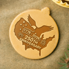 250th U.S Anniversary Bald Eagle United States Cookie Stamp HO82 900658