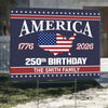 250 Years Of America Birthday 1776-2026 Garden Yard Sign HO82 894602