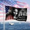 Personalized Family Name One Nation Under God Banner House Flag HA75 898192