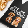 The Man The Myth The Snack Dealer Custom Photo Dog Dad Leather Wine Bag LM32 893875