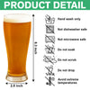 Custom Photo To The World's Best Dog Dad Personalized Pilsner Glass HA75 892754