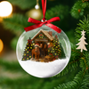 Custom Name Horse Farm 3D Ball Ornament – Christmas Gifts For Farmhouse LM32 897117