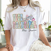 Personalized Gift For Teacher Name School Occupation Bright Shirt LM32 893769