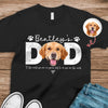 Custom Photo Dog Dad Dark Shirt Fathers Day Gift For Dog Cat Owner HA75 921376