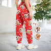 Custom Dog Photo Santa Claus Matching Christmas Sweatpants For Dog Lovers LM32 895695