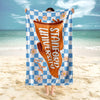 Personalized University And Name Pennant Beach Towel – Graduation Gift TH10 169733