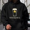 Vitamin G Embroidered Effect Funny Irish Beer Patrick's Day Shirt LM32 899199