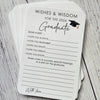 Set of 12 Graduation Wishes Cards - Advice Cards for Graduation Party - Graduation gift LM32 899753