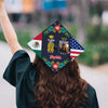 Personalized Country Flag Graduation Cap Topper Class of 2026 Gift CH07 910900
