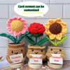 Personalized Gift For Teacher Thank You For Helping Me Grow Crochet Plant LM32 893797
