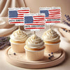 USA 250th Anniversary 1776–2026 Cupcake Topper HA75 898838