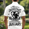 Never Underestimate An Old Man Who Loves Golf Custom Golf Lovers Polo Shirt CH07 899942