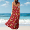 Custom Photo and Name I Love My Dog V-Neck Cami Maxi Dress HA75 892146