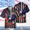 Personalized Name Eagle USA Retro Flag 250 Anniversary Hawaiian Shirt LM32 899697