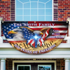250 Years God Bless America Flag, Patriotic 1776-2026 Freedom Non-Pleated Fan Flag HA75 920136