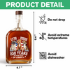 Custom Photo 250 Years In Purr-suit Of Liberty Vintage Dog Whiskey Bottle HO82 901242