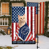 Custom Photo My Dog, Cat Loves America 250 Patriotic Garden Flag HA75 898908