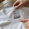 To My Daughter Whisper Back I Am The Storm - Personalized Back Neck Shirt HA75 920786