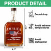 Custom Family Name America 250th Anniversary 1776 2026 United States of America Whiskey Bottle LM32 897715
