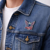 Eagle USA 250th Anniversary 1776-2026 Semiquincentennial Patriotic Acrylic Pin HO82 901802