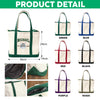 Custom Pet Face and Pet Name Embroidered Monogram Beach Bag HO82 894242