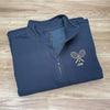 Personalized Name Tennis Player Embroidered Quarter Zip Sweater HA75 898622