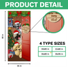 Custom Santa Photo Welcome To Our House Decoration Door Cover LM32 895675