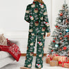 Custom Cat Face Cute Best Cat Dad Ever Christmas Pajamas LM32 895751