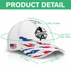Personalized Golf Ball Pattern With America Flag Classic Cap HO82 902326
