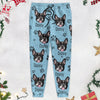 Custom Dog Photo With Paw Pattern Sweatpants TA29 889806