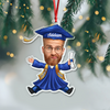 Custom Funny Face Class of 2025 Graduation Acrylic Ornament HA75 892706