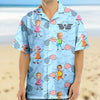 Custom Cute Face Baby Dancing Proud Of Top Dad Summer Vibe Hawaii Shirt LM32 893435