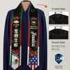 Personalized Country Flag Graduation Stole Sash – Class of 2026 Custom Graduation Gift HA75 898894