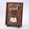 Personalized Father's Day Gift, You Are the Piece That Holds Us Together Wooden Plaque LM32 668999