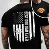 Custom Photo Best Dog Dad Ever Back & Front Dark Shirt Gift For Dad TH10 169585