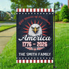 Personalized Gift 250 Years Of Freem Patriotic Garden Flag LM32 895339