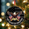 250 Years of Freedom Acrylic Ornament 250th Anniversary USA 1776-2026 Ornament CH07 899210