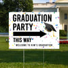 Graduaton Party This Way Yard Sign TH10 892415