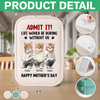 Custom Cute Pet Face Admit It Life Would Be Boring Without Me Makeup Box With LED LM32 893321