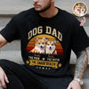 Custom Photo Dog Dad The Man The Myth The Snack Dealer Dark Shirt HO82 902504