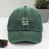 Custom Name Dad Mom Senior 2026 Washed Denim Baseball Cap TH10 169105