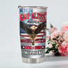 Custom Name Patriotic 250th Anniversary God Bless America Eagle 1776-2026 Fat Tumbler HO82 902254