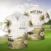 Custom Name Best Dad By Par Hawaii Shirt - Gift for Golf Dad HO82 902608