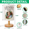 Custom Photo When You Miss Me Have No Fear Memorial Fabric Lamp HA75 892390