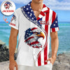Custom Name American Pride Patriotic 250th Anniversary Eagle Hawaii Shirt HA75 921096