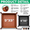 Personalized Name We Can't Wait To Play With Dad Leather Valet Tray LM32 893571