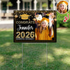 Personalized Congrats Class Of 2026 Yard Sign Party Decor for Graduate CH07 910708