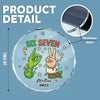 Personalized Funny ‘Six Seven’, Holiday Glass Xmas Decor Glass Ornament HA75 898306