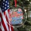 USA 250th Anniversary 250 Years of Freedom America Glass Ornament HO82 894528